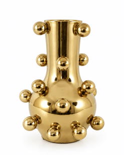 Vaas BOLIVAR Ø33x45 cm goud bij Bohemian Living